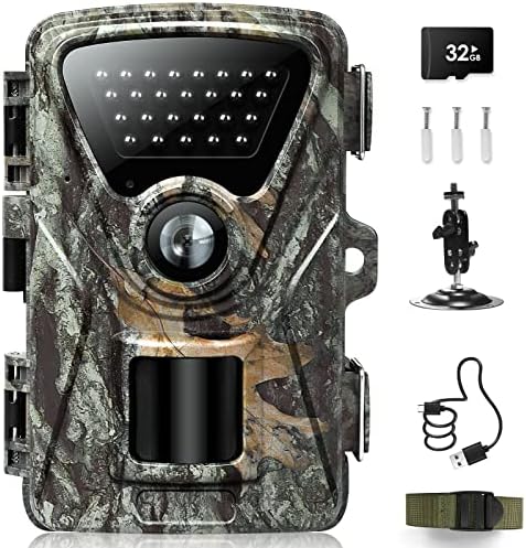 Ловна камера Trail Camera Game - 1520P 28-Мегапикселова камера Trail с функция за нощно виждане, активируемая