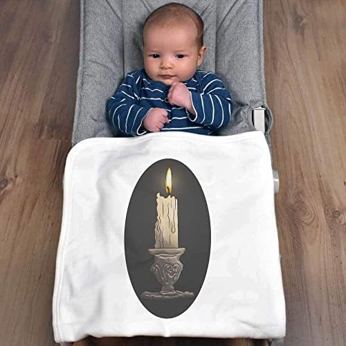 Памучни Бебешки одеяла /Шал Azeeda с орнаменти във формата на свещи (BY00027903)