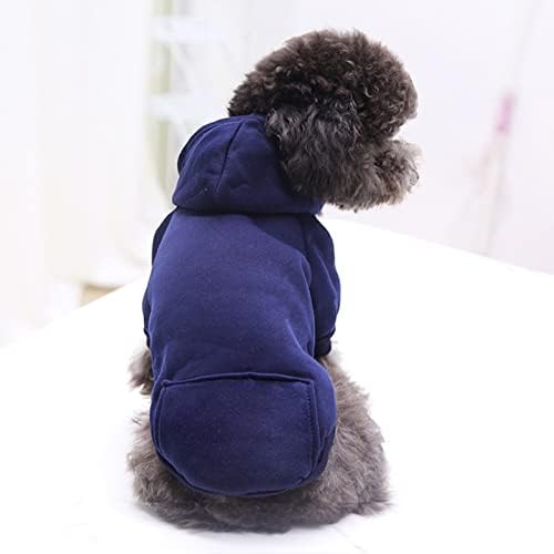 Ruio Облекло за кутрета с джоб Есенна hoody с качулка за момичета-кученца Средно топлина, облекло за кучета с джоб