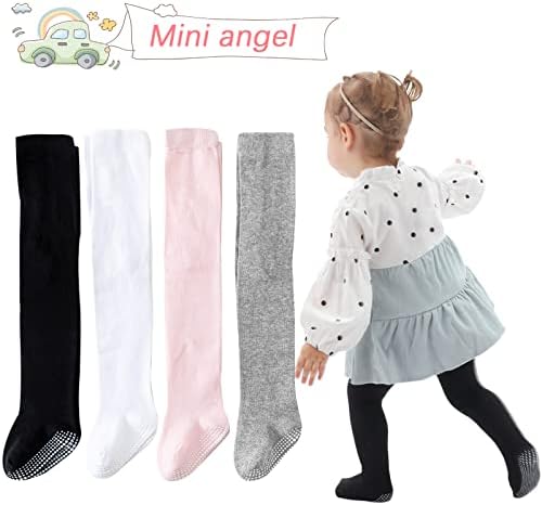 Детски Чорапогащи Mini angel, Нескользящие Чорапогащи За малки момичета, Обикновен/Дебнещ Гамаши, Безшевни Чорапогащи, Топли