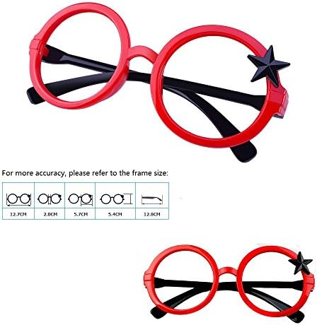 Детска Стилна Скъпа Рамки за очила, без лещи Опаковка от 3