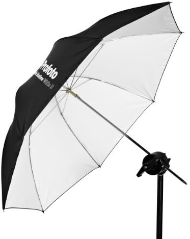 Плитък бял чадър Profoto (малки, 33 инча)