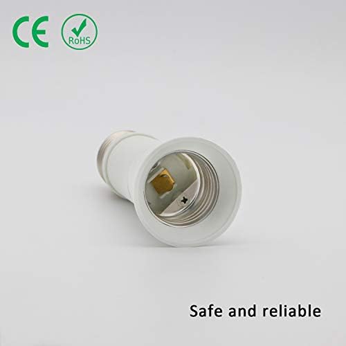 Гъвкав удължител гнездо на електрически лампи CliCli E26 среден (удължител: 3,15 инча /4,21 инча), стандартен удължителен