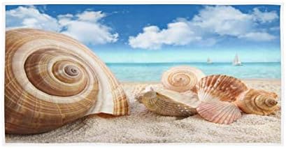 ALAZA Забавни Морски звезди на Летния Плаж Впитывающее Меки Кърпи за баня за Жени, Мъже, Възрастни, 15 x 30 см