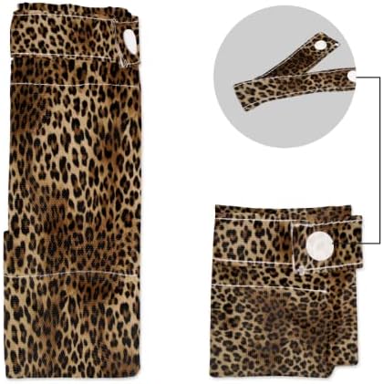 Чанта за влажни сушене с Леопардовым принтом за Тъканта Подгузника, Бански, Водоустойчива чанта-органайзер
