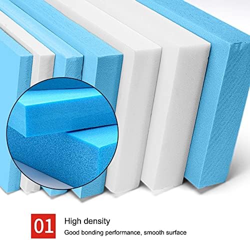 5 Опаковки Сини Пеноблоков Правоъгълни блокове с висока плътност Пенопластовая дъска за направата на модели,