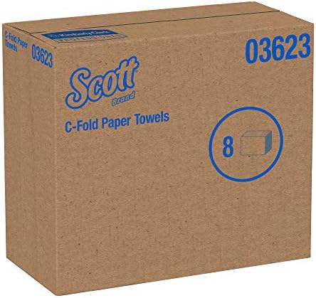Хартиени кърпи за ръце Scott C-Fold - 150 кърпи в опаковка [Набор на 9]