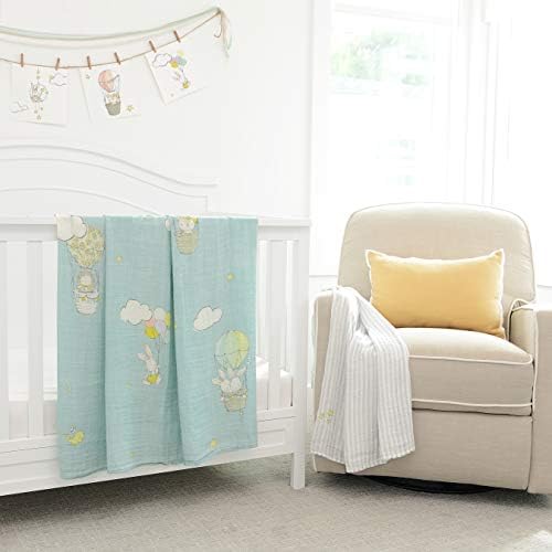 Детско Пеленальное одеяло PrimaStella от бамбук и памук – Мек Дишащ плат (Балони)