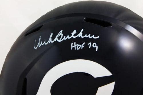 Способи за каска Дик Буткуса Чикаго Беарз от 1960 година на издаване с автограф W/HOF - JSA W Auth - Каски NFL с автограф