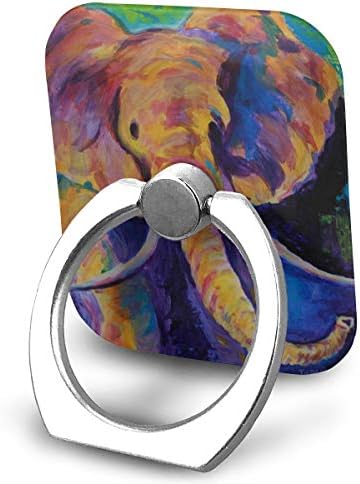 Притежателят на пръстена Elephant Spirit Ring Притежателя на Телефона с Регулируема Въртяща се на 360 ° стойка