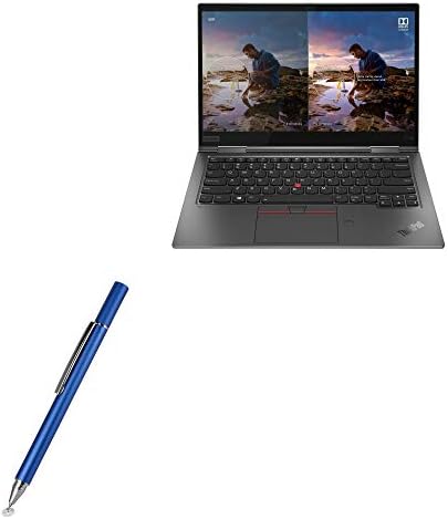 Стилус BoxWave е Съвместима с Lenovo ThinkPad X1 Yoga Gen 5 (14 инча) (Стилус от BoxWave) - Капацитивен стилус FineTouch, сверхточный стилус - Luni-син