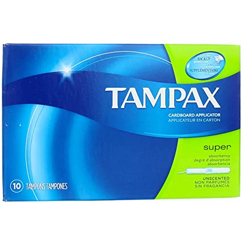 Супер-тампони Tampax за дългосрочна заличаване - 10 карата, опаковки от 3