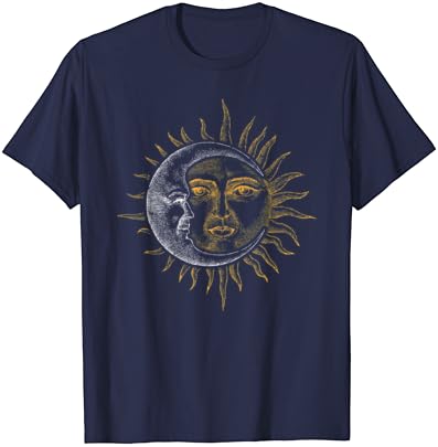 Реколта Тениска с Астрономически Звездите, Слънцето, Луната, Планетите, Космонавт