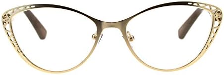 Дамски Очила в метални Рамки Cat Eye Diecut Deco С захранван от мрежата