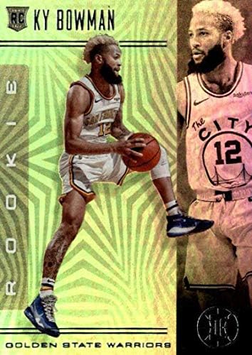 2019-20 Панини Illusions Изумруд 188 Ки Боуман RC Нов Голдън Стейт Уориърс Баскетболно карта НБА