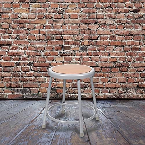 (2 комплекта) Стол за магазин OEF Furnitures сив цвят, 18 инча, монтаж не се изисква