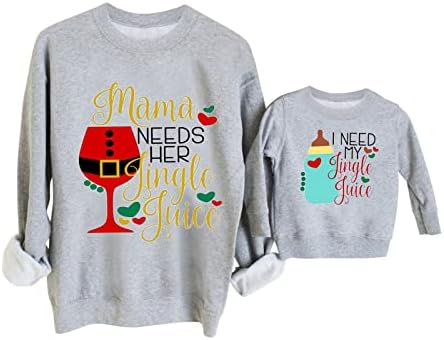 Hoody DIYAGO Мама и аз, Коледна Семейна Тениска, Еднакви Комплекти, Блузи, Забавен Празничен Пуловер, Семеен Комплект