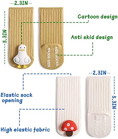 Детски чорапи SHIBOMAOYINB С меки играчки на пръстите на краката-Чорапогащи, Дълги до Коляното За деца С Захватами-Неутрален