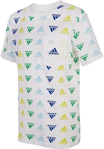 Тениска с принтом Любов от марката adidas за момчета