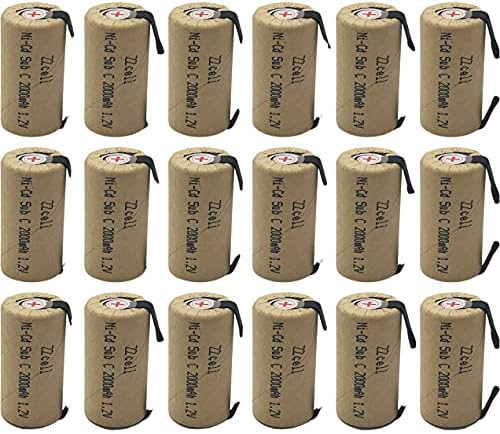 18x Батерии ZZcell Sub C раздели, акумулаторни батерии за електрически Инструменти Със скорост на освобождаване от отговорност
