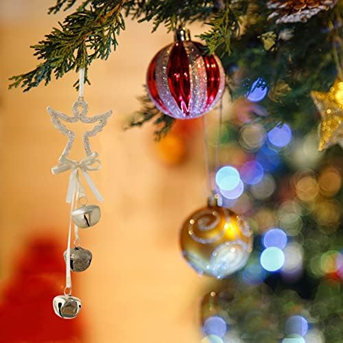 Mnjin Творчески Висулка Украса на Коледната елха Висулка Украса на Коледната Елха Висулка Коледен Чар Блестящ Венец