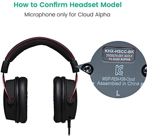 Подмяна на играта микрофон за гейминг слушалки Kingston HyperX Cloud Alpha, 3,5 мм Прът с микрофон за слушалки