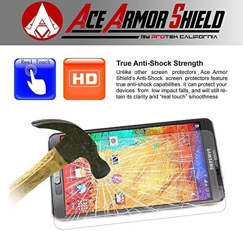 Ударопрочная защитно фолио Ace Armor Shield за Canon EOS Rebel T5 / Военни клас / с Висока разделителна способност