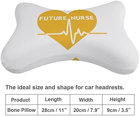 Бъдеща медицинска Сестра Heartbeat Автомобилни Възглавница За Шията Memory Foam Мека Възглавница на облегалката за глава на