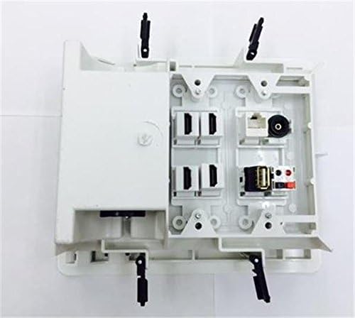 Сертифицирана Бяла Вградени стенни панел 2-110V Power1-Cat5 4-HDMI 1-Toslink 1-2 Бутон говорител 1-USB