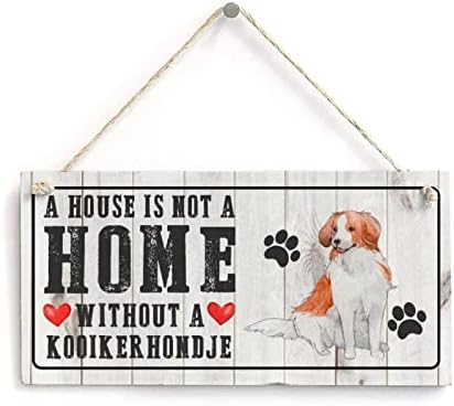 Любители на кучета-Цитат Знак Чихуахуа Къща Не е Къща Без Куче Забавен Дървен Знак на Кучето плака за Кучета, Селска Къща