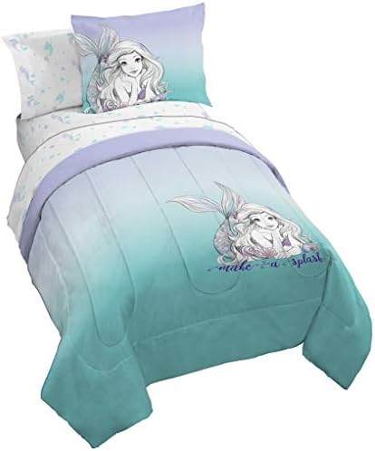 Джей Франко Дисни малката Русалка Направи фурор на Пълен комплект спално бельо от 7 позиции - Включва в себе си одеяла и кърпи