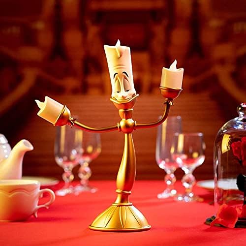 Красавицата и Звяра Свещник Lumiere Свещник Led Лампа за Сватбена маса, Декорация на Дома, за Коледното парти