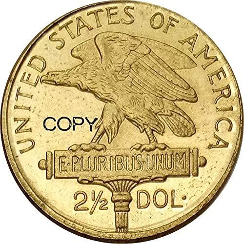Съединените Щати 2 1/2 Долар Панамско -Тихоокеанския изложба 1915 Месингови Копирни Монети за Събиране на Копирни машини,