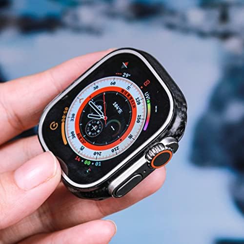 Калъф за Apple Watch Ultra, Изискан Минималистичен Тънък Калъф Apple Watch Ultra Case 49 мм -карбон