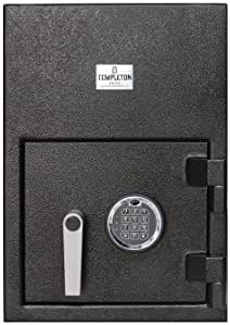 Templeton Сейфове Голяма кутия-сейф с електронна клавиатура и резервния ключ, 1,4 куб. фута