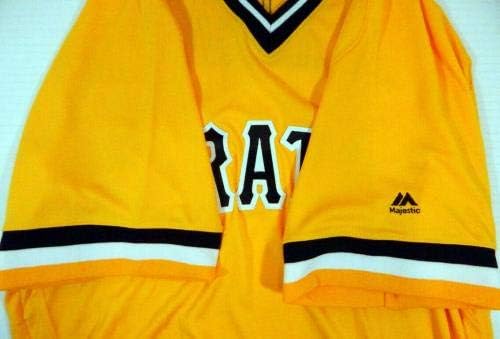 2018 Pittsburgh Pirates Тревор Уилямс Освободен жълта риза 1979 TBTC - Използваните в играта тениски MLB