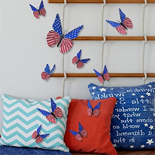 Падаща Звезда Бижута Ден на Независимостта Пеперуда за Декорация на Стени Таван Етикети в Спалнята Стикери Стикер