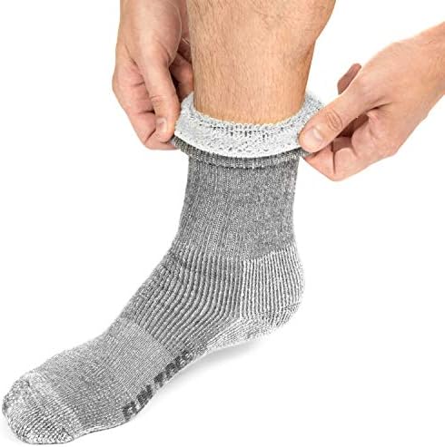 ЗАБАВНИ TOES 3 двойки термоизолированных чорапи от 80% мериносова вълна, мъжки, за разходки, размер 8-12