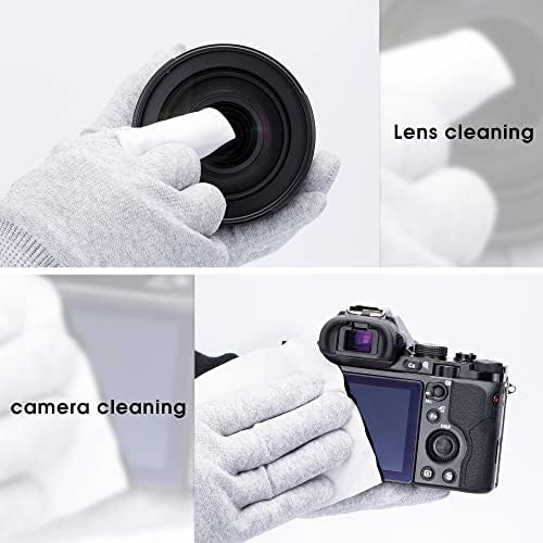 VSGO Кърпа за почистване на фотоапарати 20 бр. Трайни Кърпи от Микрофибър Във Вакуумна опаковка с Двойни Контактни