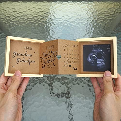 HAMUIERS Обява за Бременността, за баби и Дядовци, Идеи за Реклами за Раждане на баби И Дядовци, Кутия С Изображение на