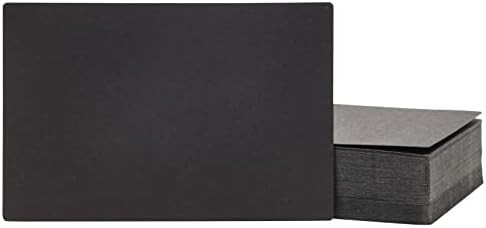 100 Опаковки черни картички - идеална за училище, офис и ученически пособия, а също и за занаяти собствените си
