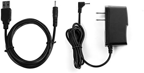 NiceTQ Взаимозаменяеми Домашен Стенен Адаптер, Зарядно Устройство + DC USB Кабел за Зареждане RCA 10 Viking PRO RCT6303W87/RCT6303W87DK