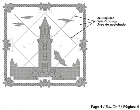 Комплект за бродерия на кръстат бод Bucilla - Lighthouse - Stamped На Колене 43488