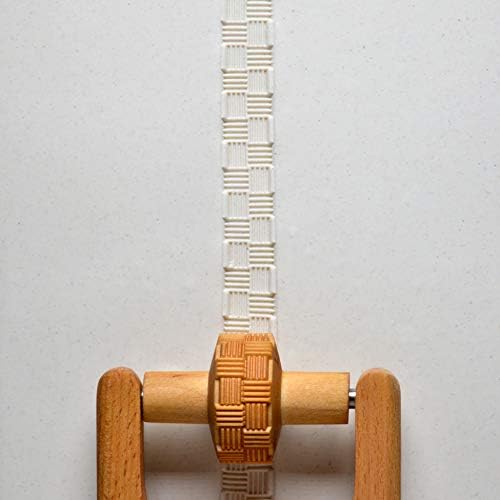Керамика с инструменти MKM Дървени Ролки с малки дръжки за глина (RS-004 4 на Зиг Заг)