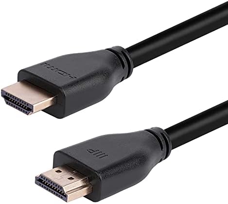 Сертифициран Monoprice 8K високата кабел HDMI 2.1 - 15 фута - Черно и 8K Сертифициран сплетен високата кабел HDMI