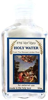 4 Бутилки Истинска Светена вода 50 мл от река Йордан, Израел, Свещената Земя Коледен подарък Християнството