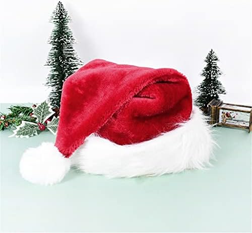 UXZDX CUJUX Коледна шапка Плюшен утепленная шапка за възрастни С Коледа, Шапка на Дядо Коледа, Празнични аксесоари за партита