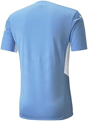 Мъжки домашни тениска на ФК Манчестър Сити PUMA Автентичната с логото на спонсор 21/22