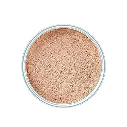 ARTDECO Mineral Powder Foundation, honey (0,53 унция) – Защитна ронлив прах за гладък и равномерен матово покритие, идеални за чувствителна и мазна кожа, грим, веганского