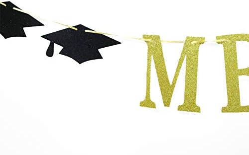 Банер на MBA за Декорация за Абитуриентски партита 2023, Декорация за Абитуриентски партита MBA Златен Черен Блясък